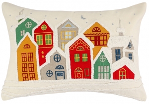 Чехол на подушку Snowy Village 30X45 CM