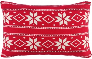 Подушка вязаная с новогодним рисунком Frostwork 40X60 CM