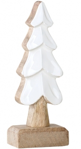 Декор новогодний Snowy Tree 8X5X20 CM