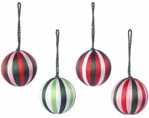 Набор из четырёх ёлочных украшений Show Time Ø7 CM