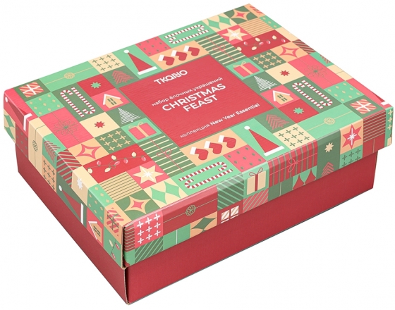 Набор из четырёх ёлочных украшений Christmas Feast 12