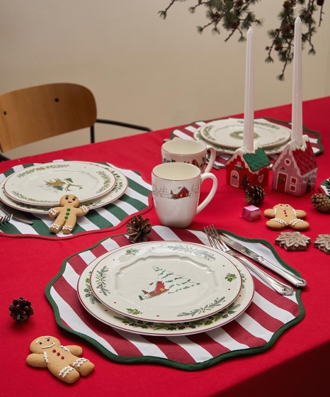 Салфетка под приборы Trendy Christmas Ø40 CM 3