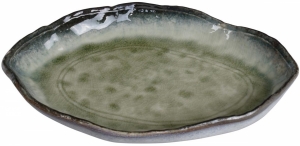 Тарелка Yamasaku Organic Glassy Green 26X19X4 CM