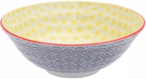 Чаша Star/Wave Yellow/Purple 21X8 CM