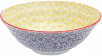 Чаша Star/Wave Yellow/Purple 21X8 CM
