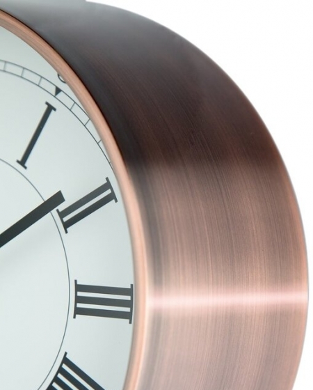 Настенные часы в металлическом корпусе UTS Ø20 CM античная медь 2