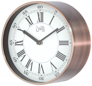 Настенные часы в металлическом корпусе UTS Ø20 CM античная медь