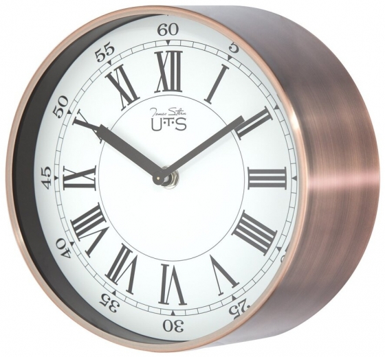Настенные часы в металлическом корпусе UTS Ø20 CM античная медь 1