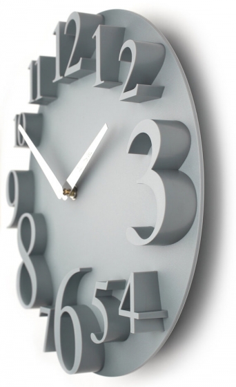 Настенные часы в пластиковом корпусе UTS Ø32 CM серые 3