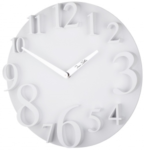 Настенные часы в пластиковом корпусе UTS Ø32CM белые