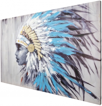 Фактурная картина North American Indian 120X80 CM