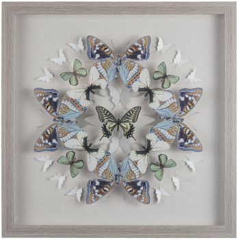 Ассамбляж Summer Symmetry 40X40 CM