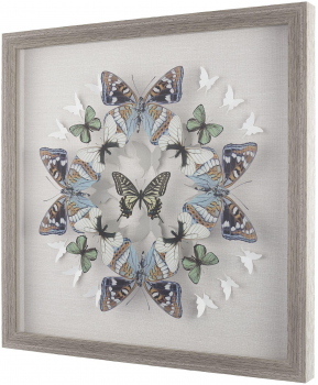 Ассамбляж Summer Symmetry 40X40 CM
