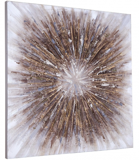 Фактурная картина Implosion 80X80 CM 2