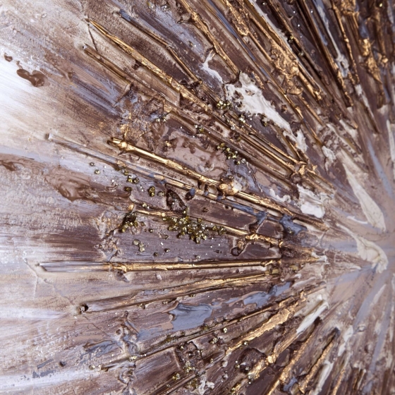 Фактурная картина Implosion 80X80 CM 3