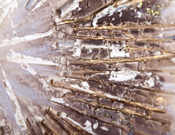 Фактурная картина Implosion 80X80 CM 5