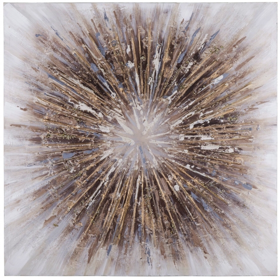 Фактурная картина Implosion 80X80 CM 1