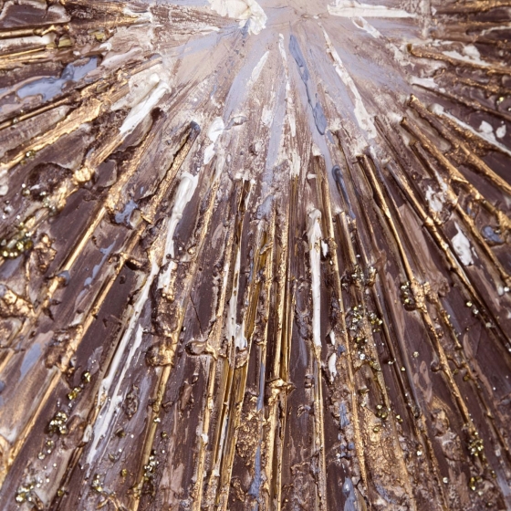 Фактурная картина Implosion 80X80 CM 4