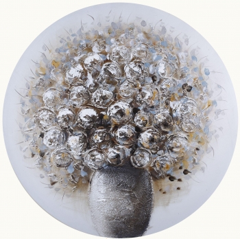 Фактурная картина Bouquet Ø80 CM