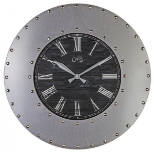 Кварцевые настенные часы из металла Iron Ø45 CM