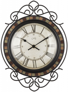 Настенные часы в кованом корпусе Bling 25X34 CM