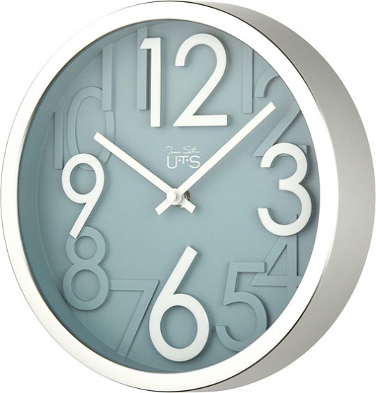 Стильные настенные часы White and Blue Ø26 CM 2