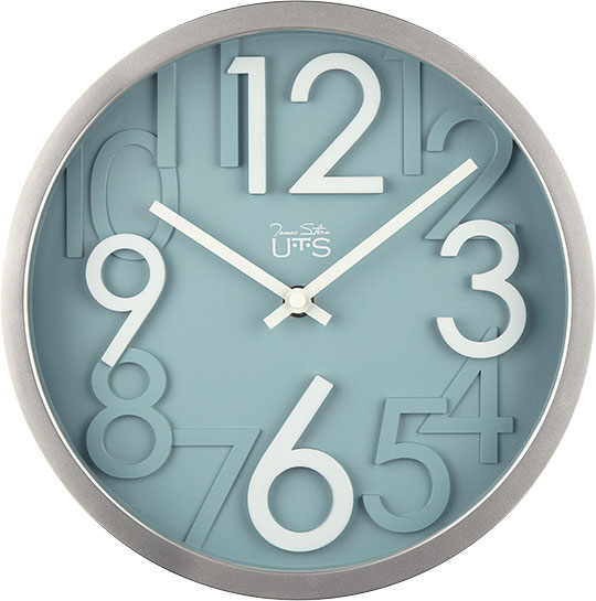 Стильные настенные часы White and Blue Ø26 CM 1