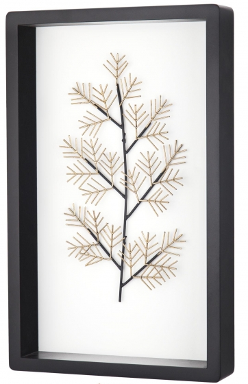 Настенное панно c ветками 25X41X5 CM 1