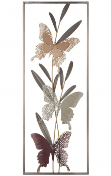 Панно из металла Butterfly 29X74 CM