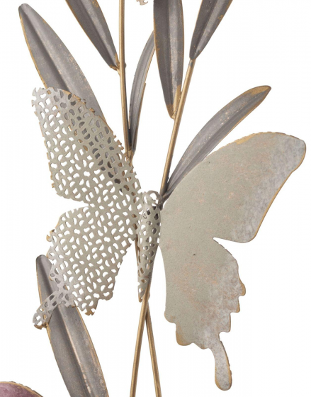 Панно из металла Butterfly 29X74 CM 3