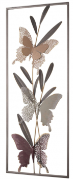 Панно из металла Butterfly 29X74 CM