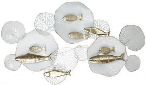 Панно из стали FishFarm 129X70 CM