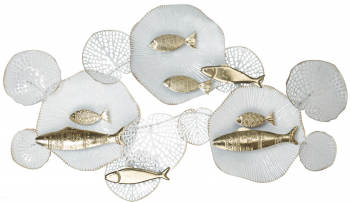 Панно из стали FishFarm 129X70 CM