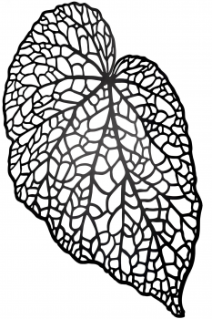 Панно из металла Xylem 71X119 CM