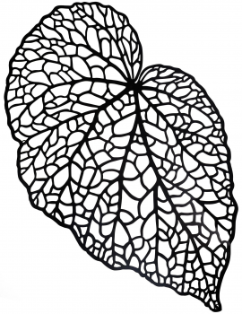 Панно из металла Xylem 71X119 CM