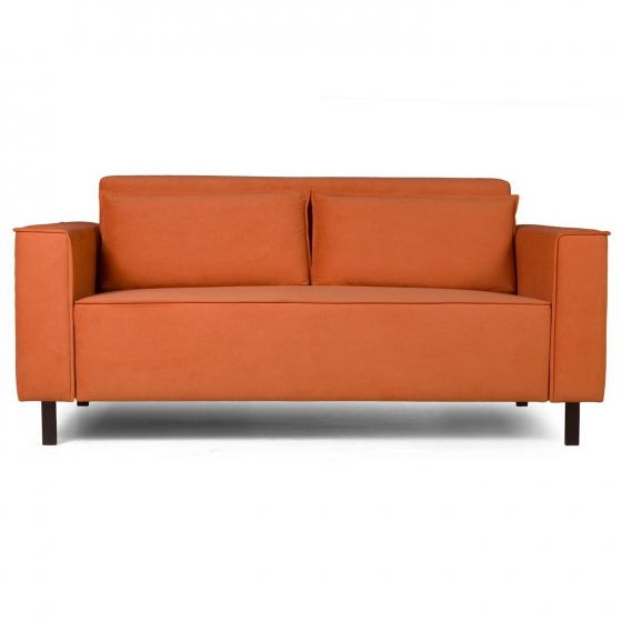 Клаб диван-кровать прямой, велюр Frost fox 1