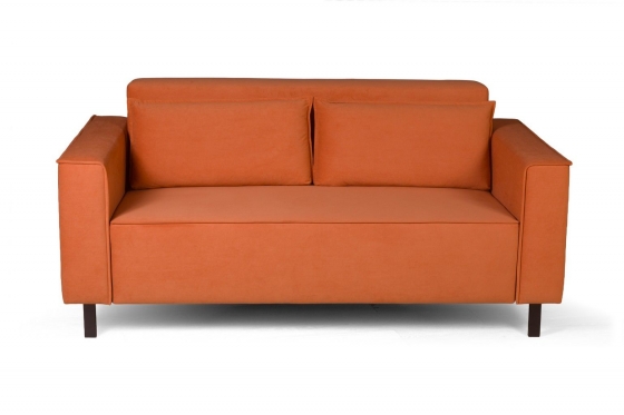 Клаб диван-кровать прямой, велюр Frost fox 10