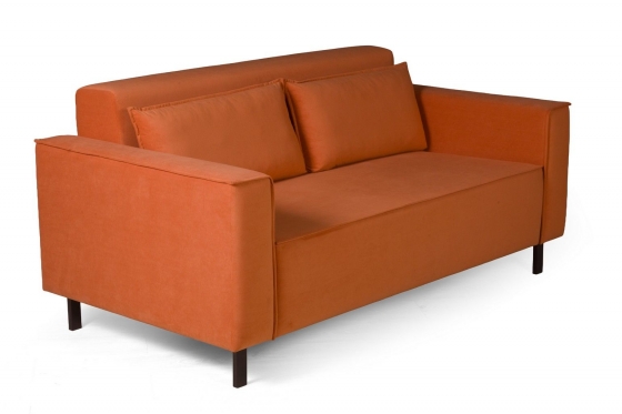 Клаб диван-кровать прямой, велюр Frost fox 2