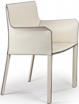 Стул с подлокотниками Barrie 63X52X82 CM бежевый