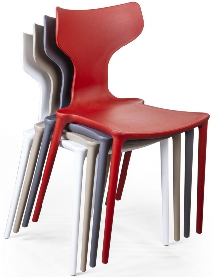 Стул Enzo 47X49X83 CM серого цвета 7