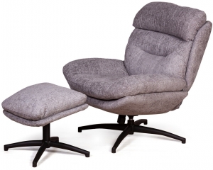 Кресло с оттоманкой Magnus 80X88X99 / 50X46X46 CM