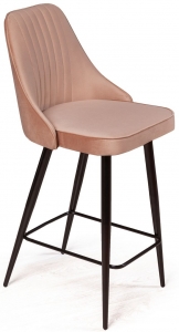 Стул полубарный Berg 47X50X99 CM бежевый