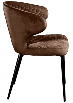 Стул Richard 56X56X81 CM коричневый