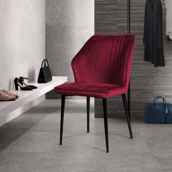 Стул Berg 51X62X84 CM винно-красный