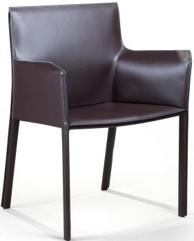 Стул с подлокотниками Barrie 63X52X82 CM коричневый
