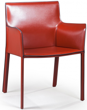 Стул с подлокотниками Barrie 63X52X82 CM красный