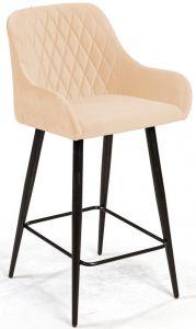 Стул полубарный Robert 48X49X93 CM бежевый