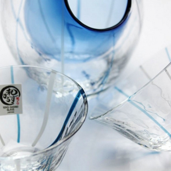 Графин Takasegawa 300 ml синий 3