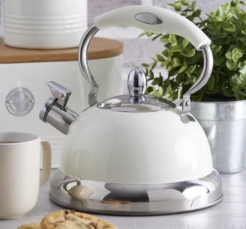 Чайник со свистком Living 2.5 L кремовый