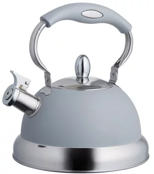 Чайник со свистком Living 2.5 L серый